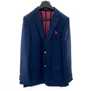 English Laundry kids boy’s formal sport jacket blazer golden buttons